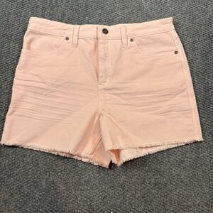 Carve Designs Pink Frayed Hem Cargo Shorts